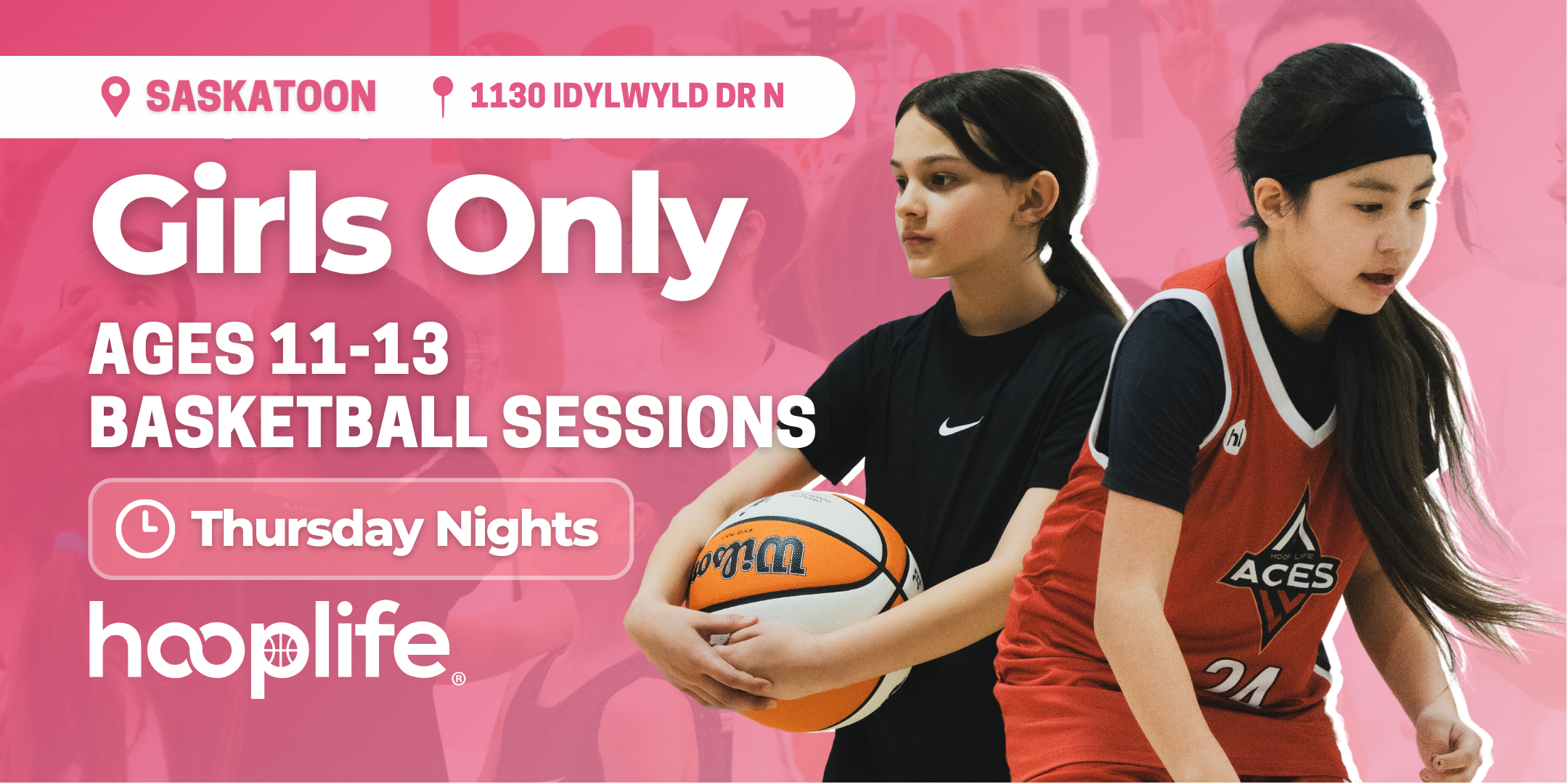 Ages 11-13 Girls Only Basketball Session 