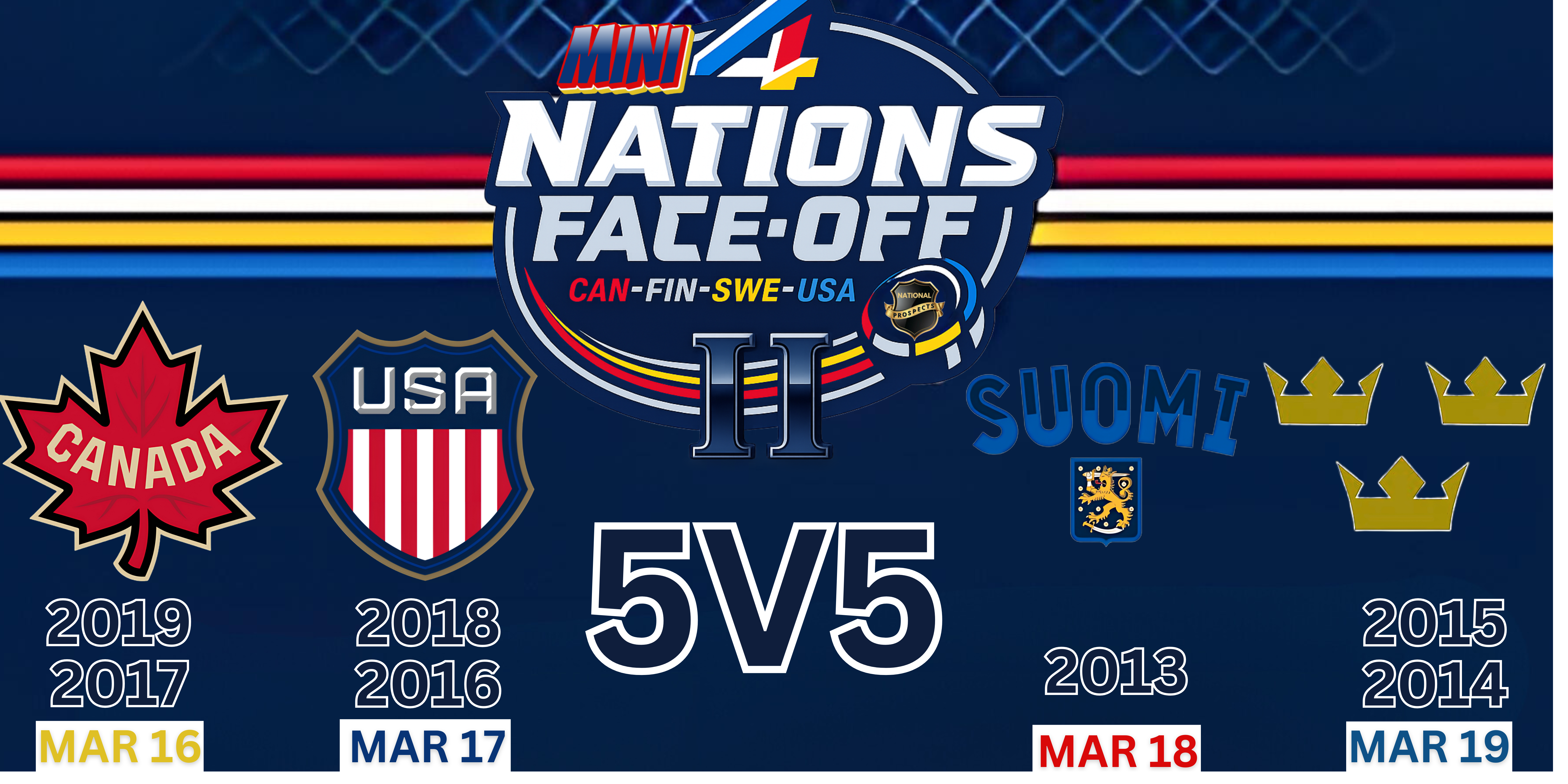MINI 4 NATIONS FACE-OFF - 2015 & 2014