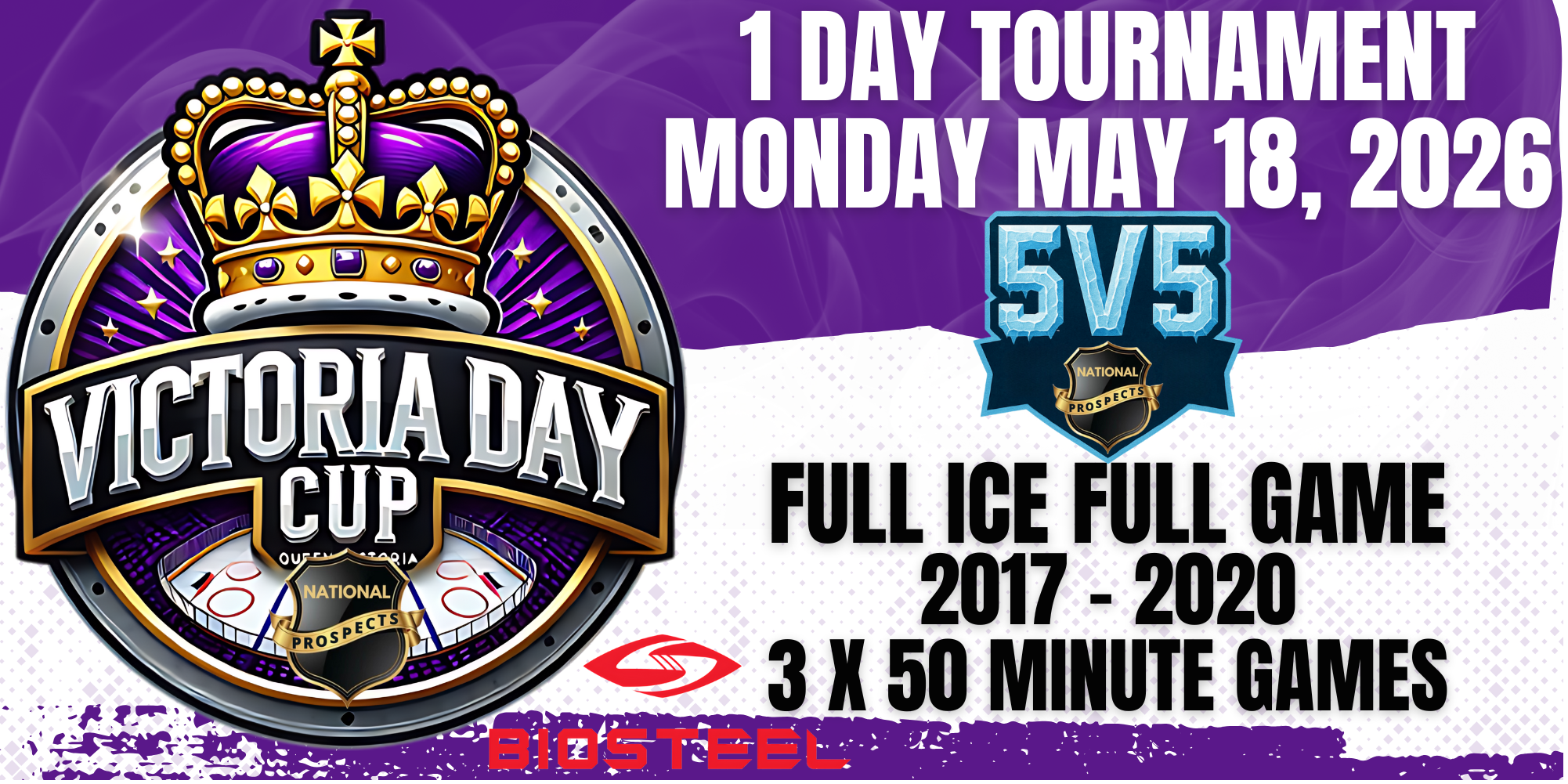 2020 - 2017 TEAM REGISTRATION - VICTORIA DAY CUP 2026