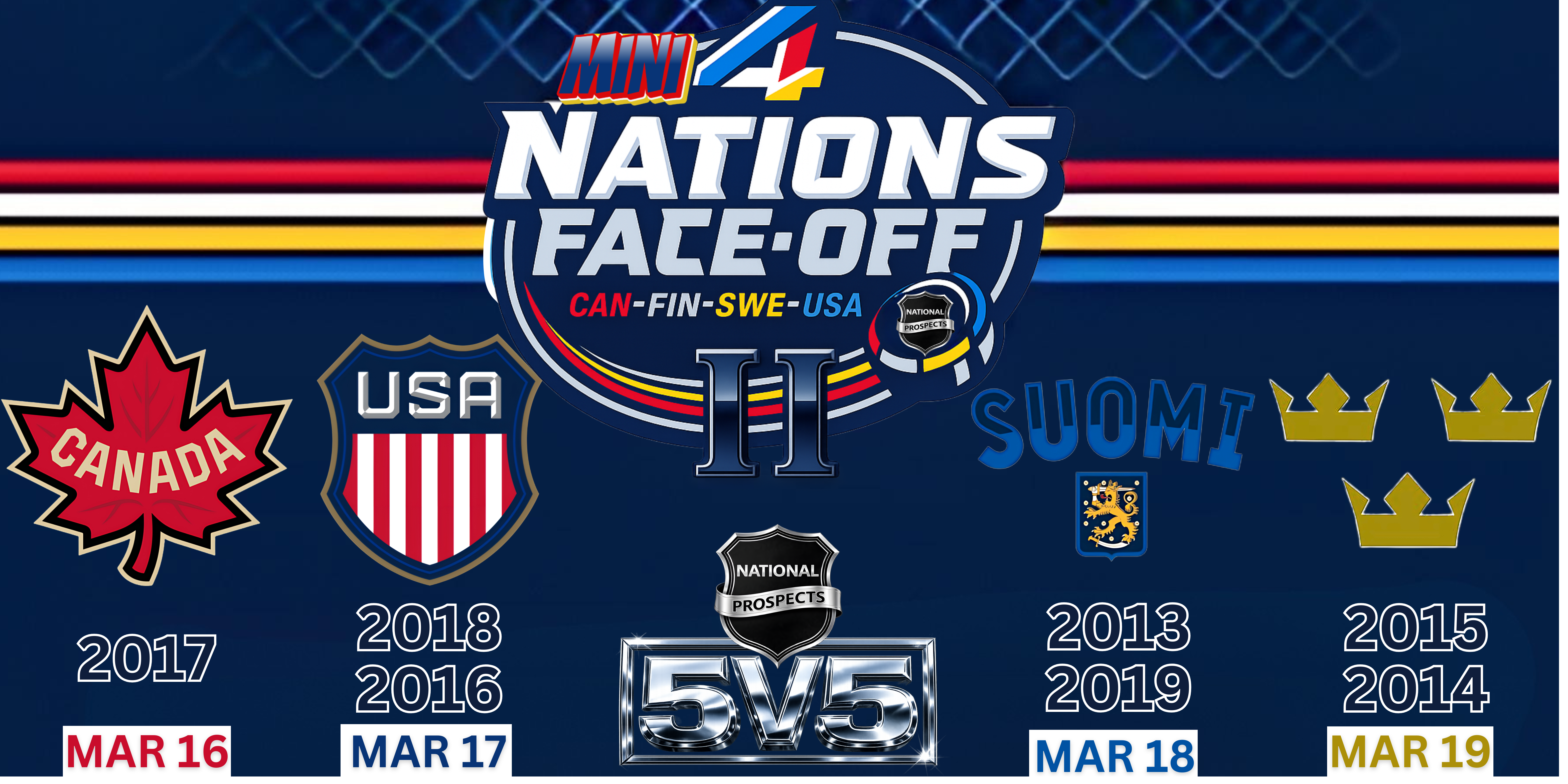 MINI 4 NATIONS FACE-OFF - 2019 & 2013