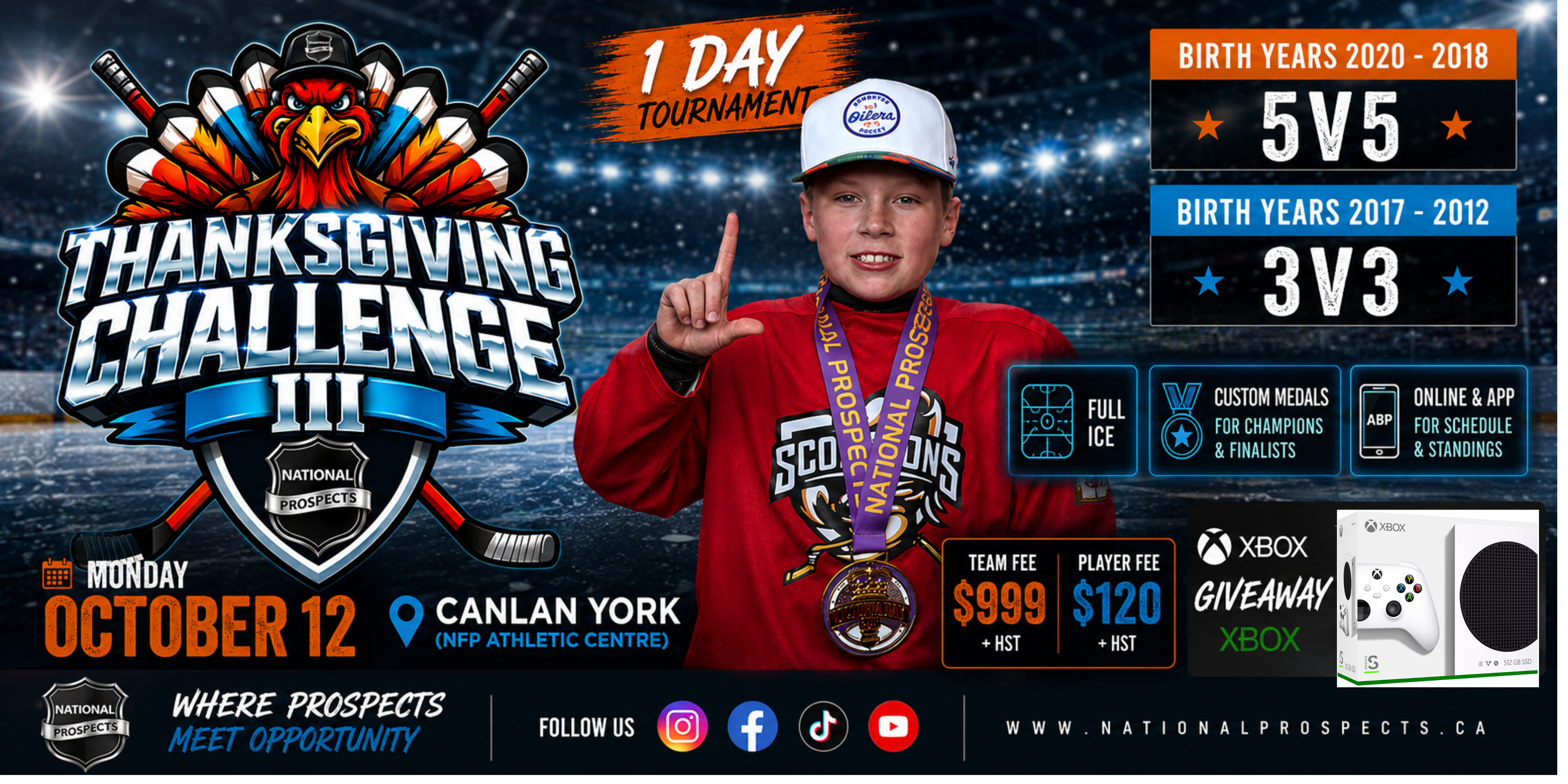 2017 - 2012 Team Registration - Thanksgiving Challenge