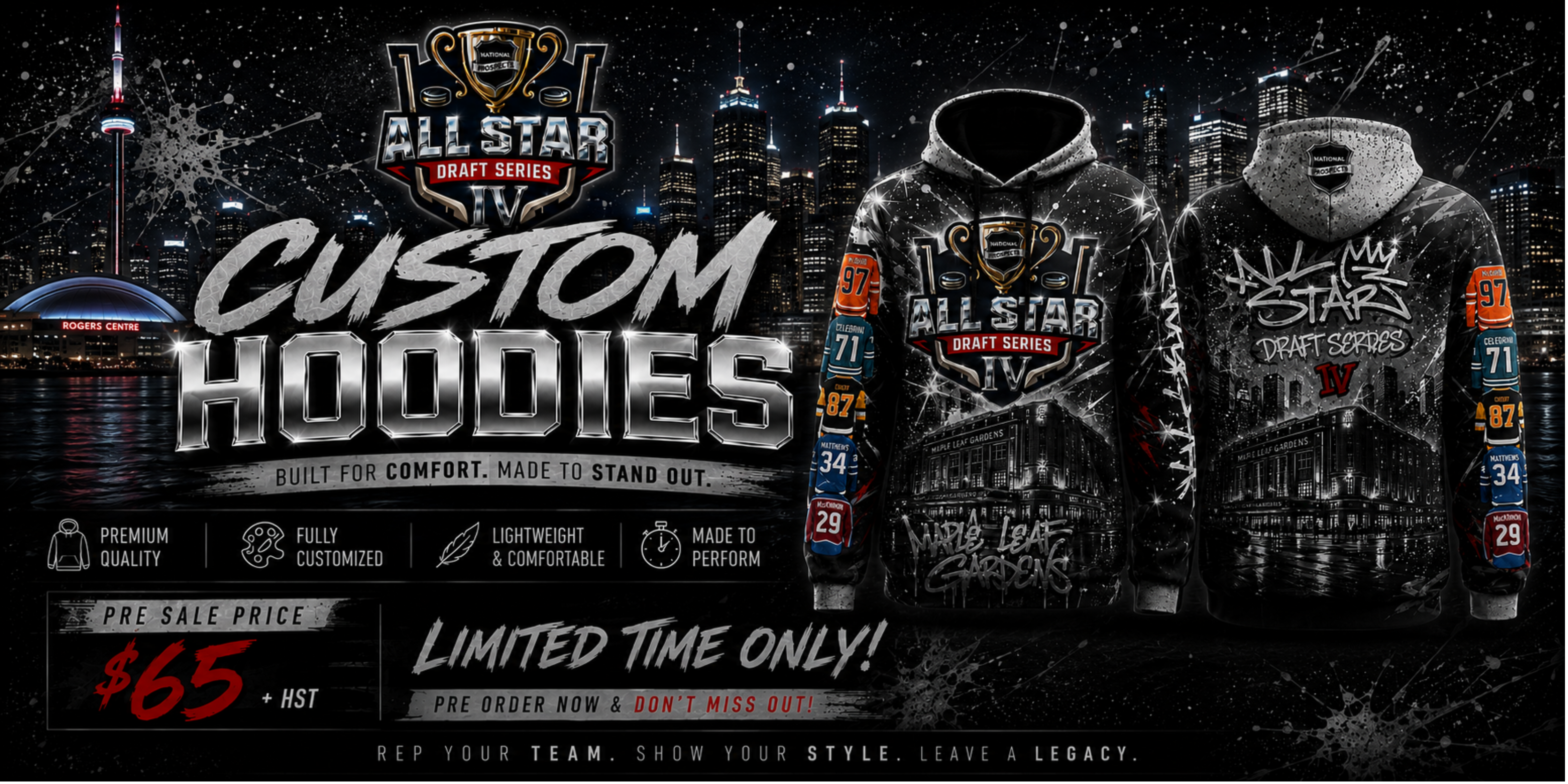 CUSTOM HOODIE - ALL STAR DRAFT SERIES IV