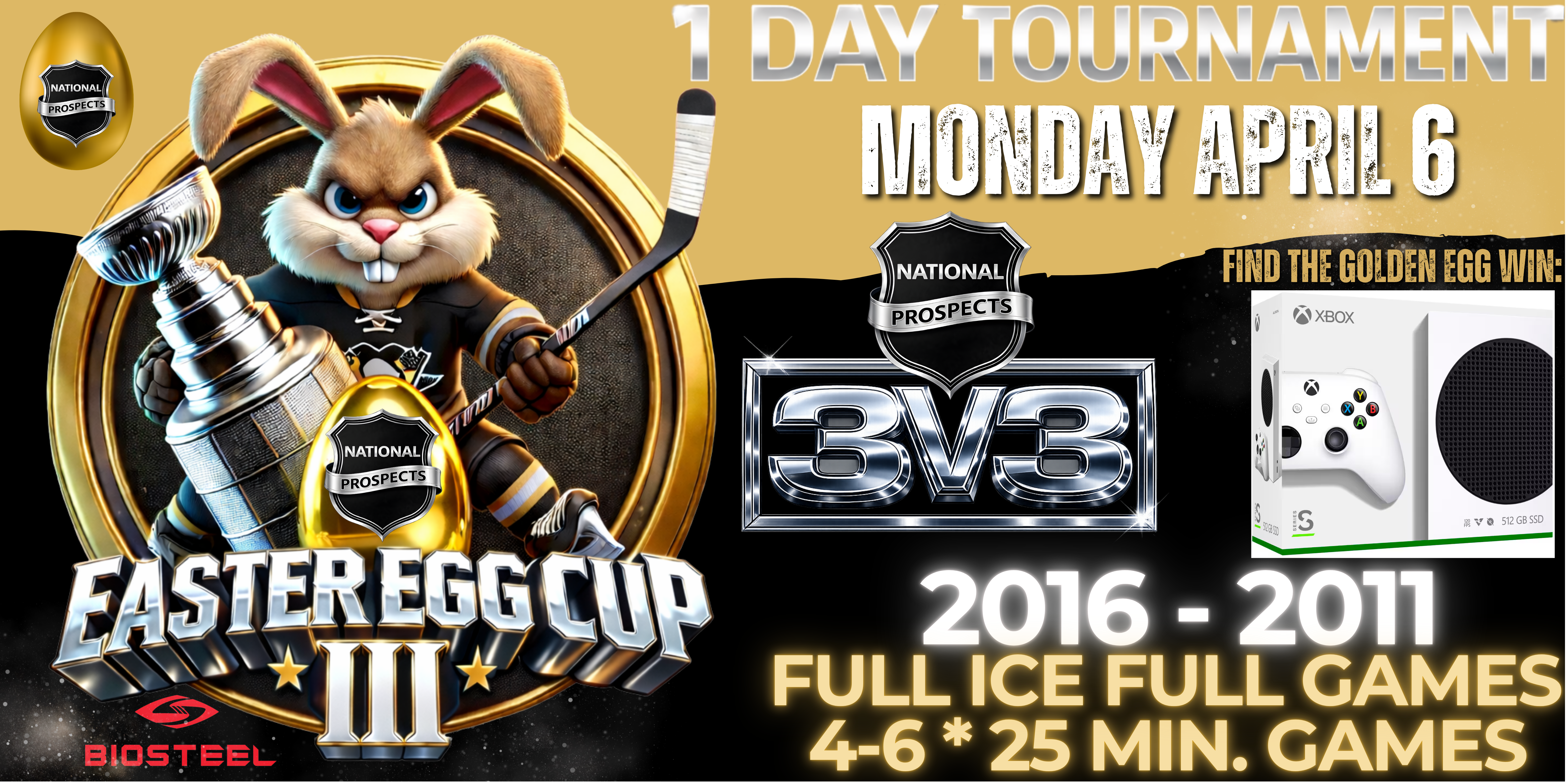 2016 - 2011 TEAM REGISTRATION EASTER EGG CUP