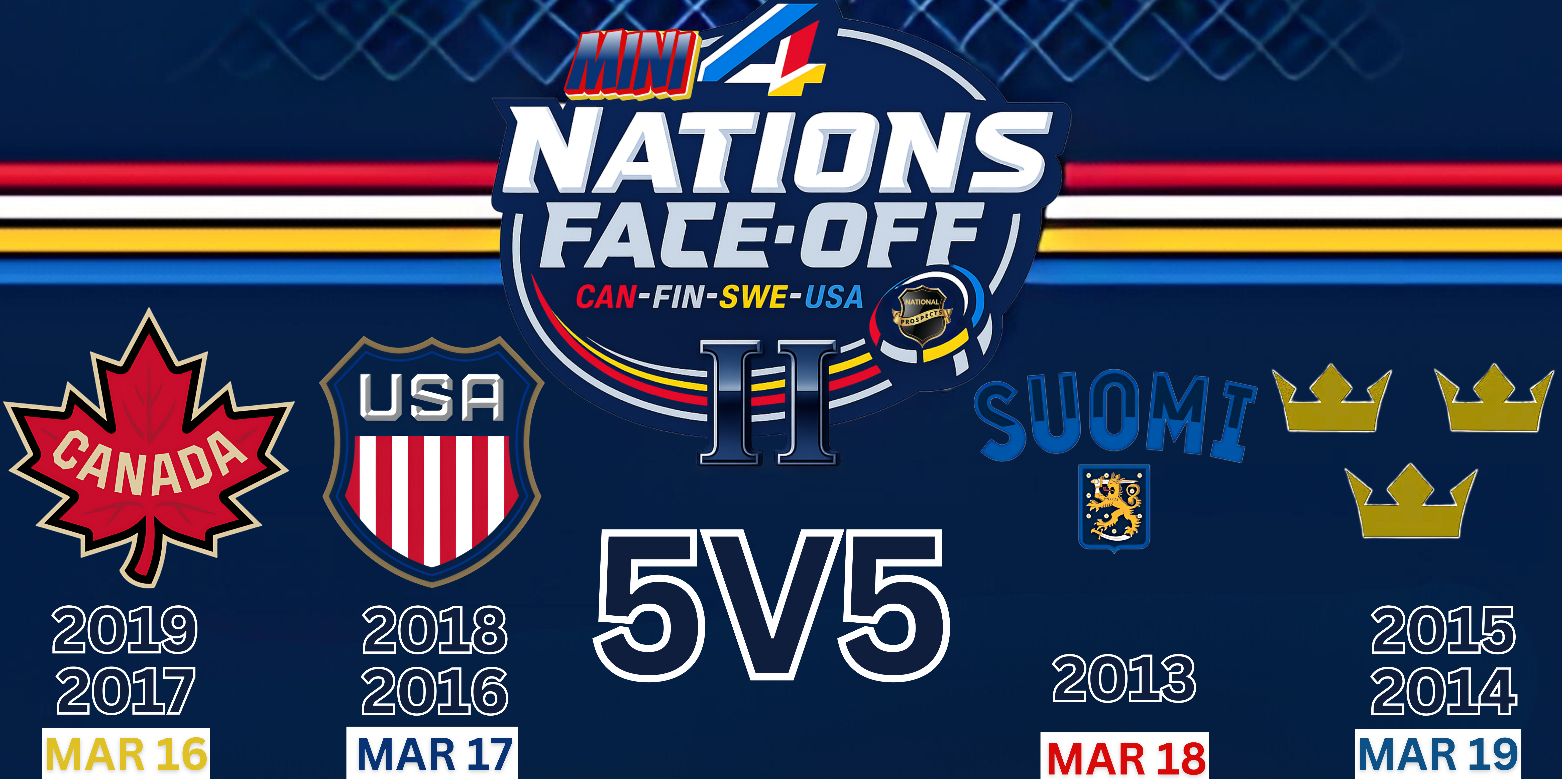 MINI 4 NATIONS FACE-OFF - 2019 & 2017
