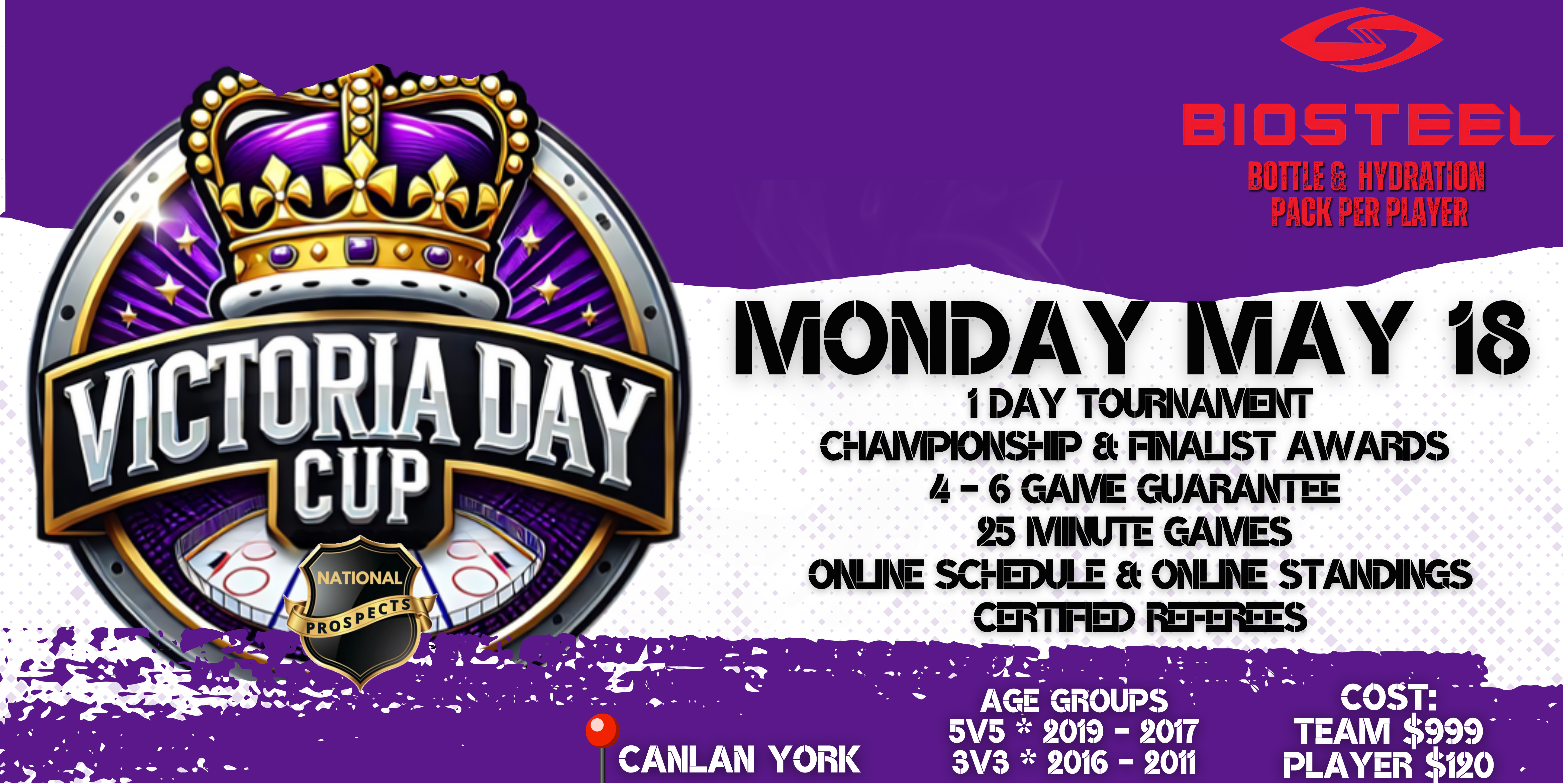 VICTORIA DAY CUP 2026 - Player Registrations