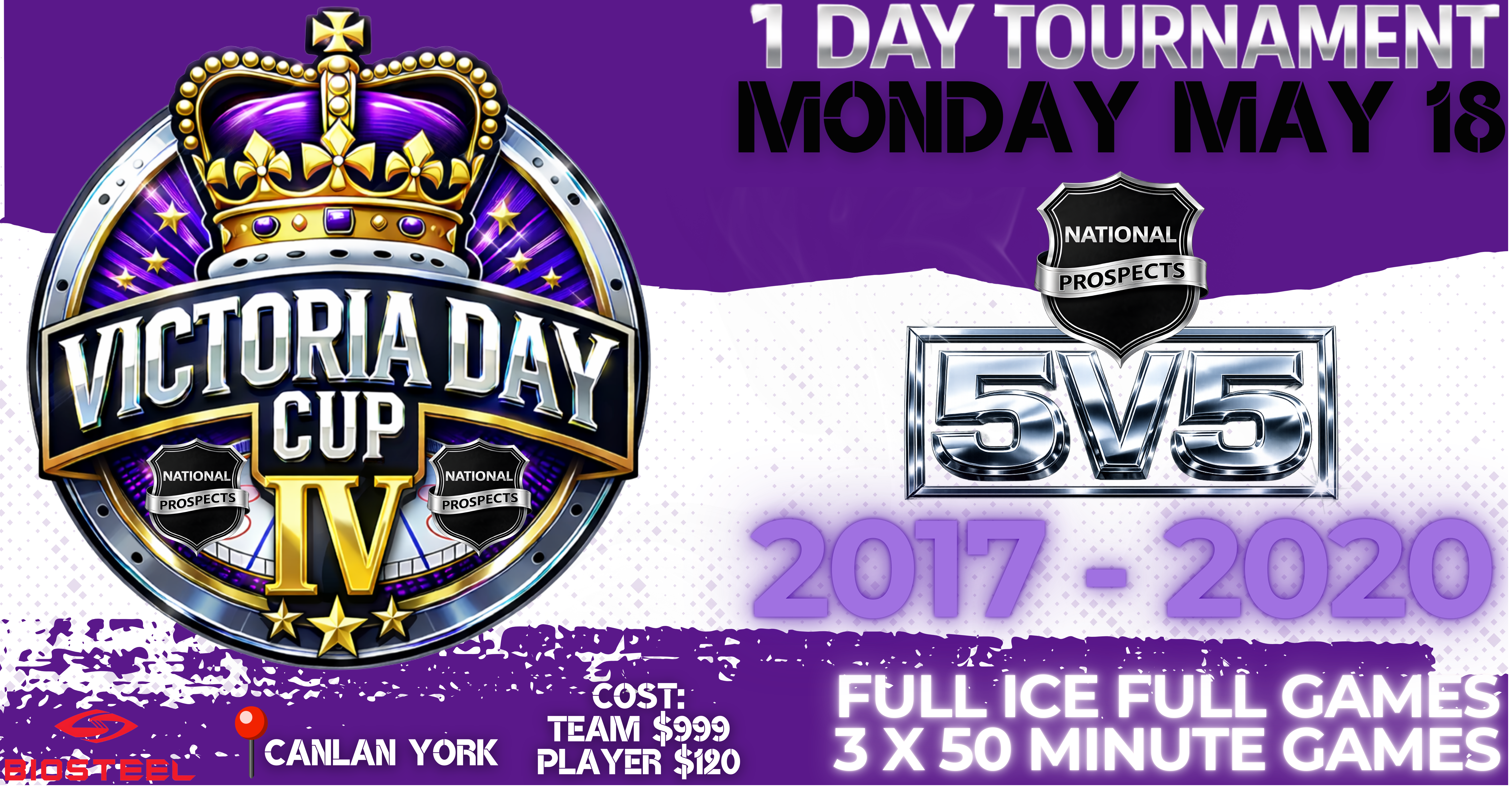 2020 - 2017 TEAM REGISTRATION - VICTORIA DAY CUP 2026