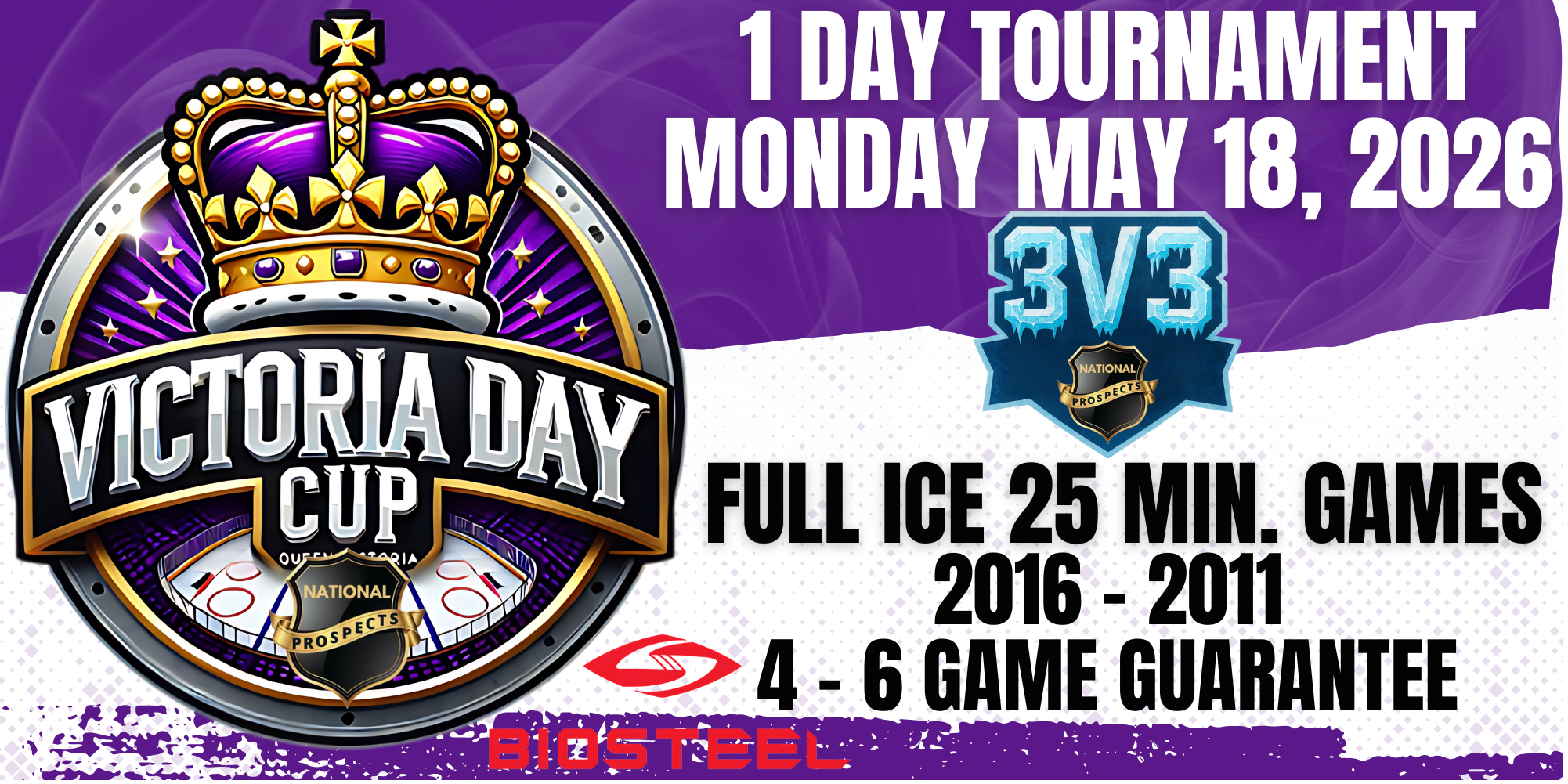 2016 - 2011 TEAM REGISTRATION VICTORIA DAY CUP