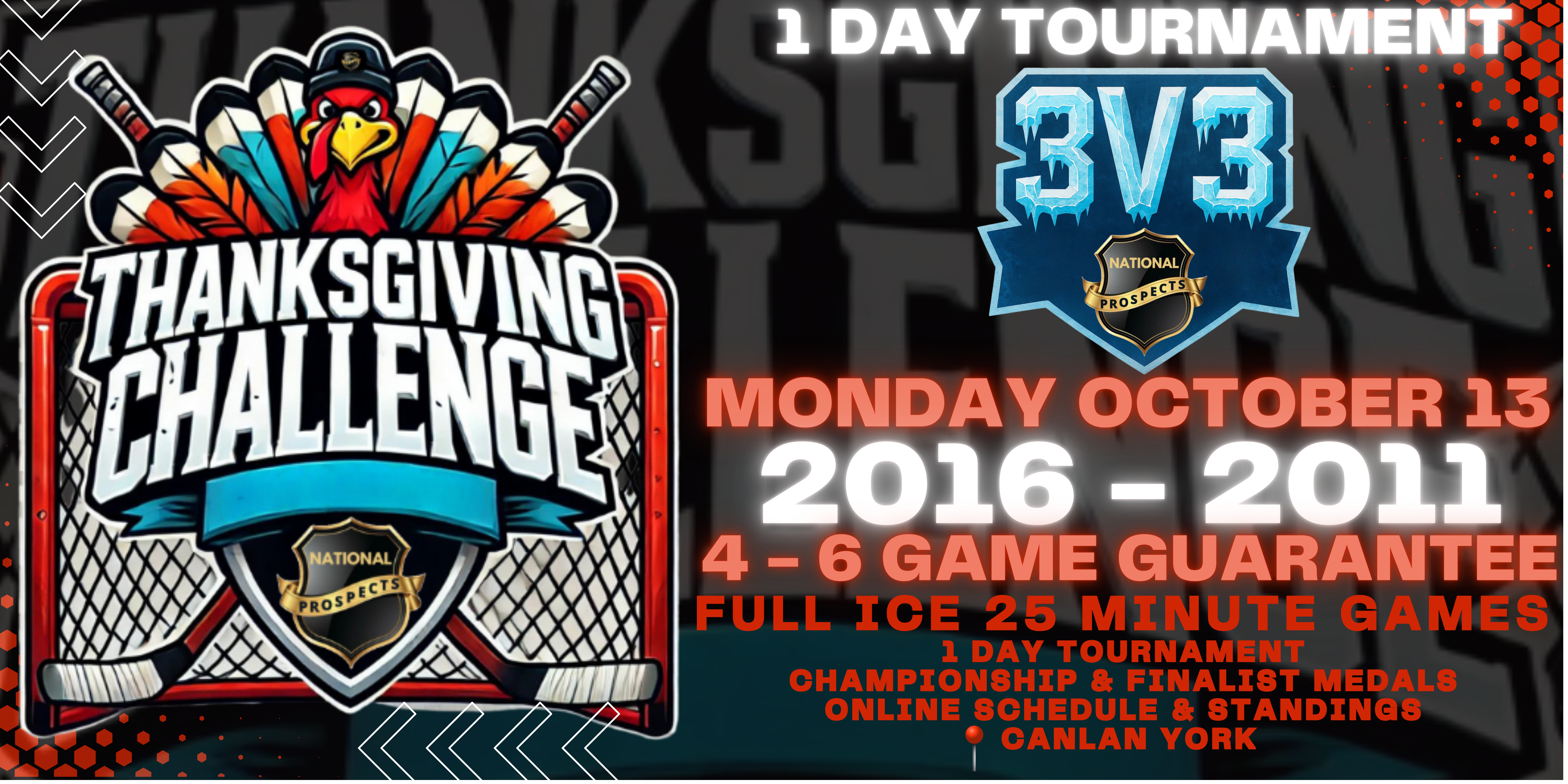 2016 - 2011 Thanksgiving Challenge - Team Registration