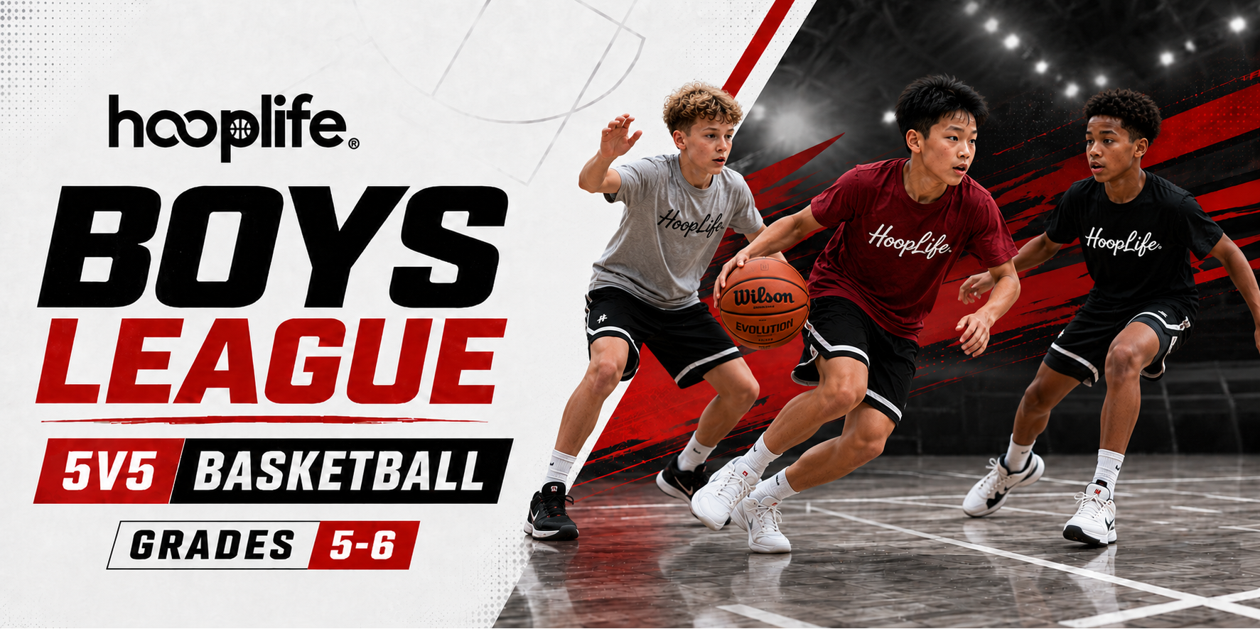 Fall League · Boys 5v5 · Grades 5/6 · Option 1