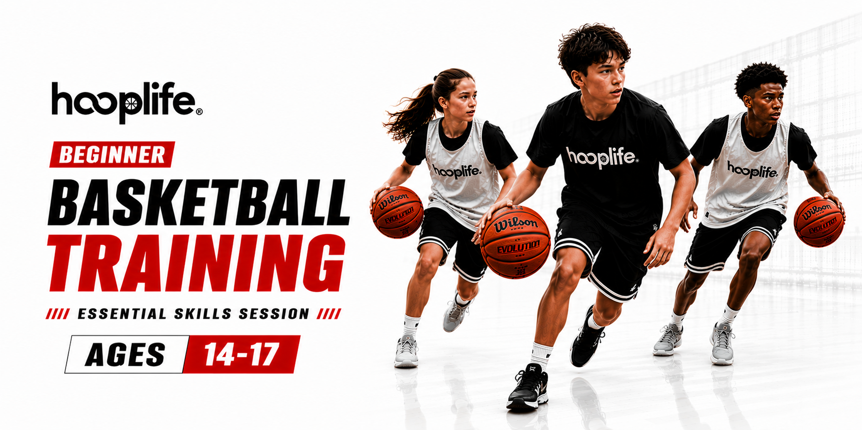 Ages 14-17 Beginner HoopLife Skills Training Session