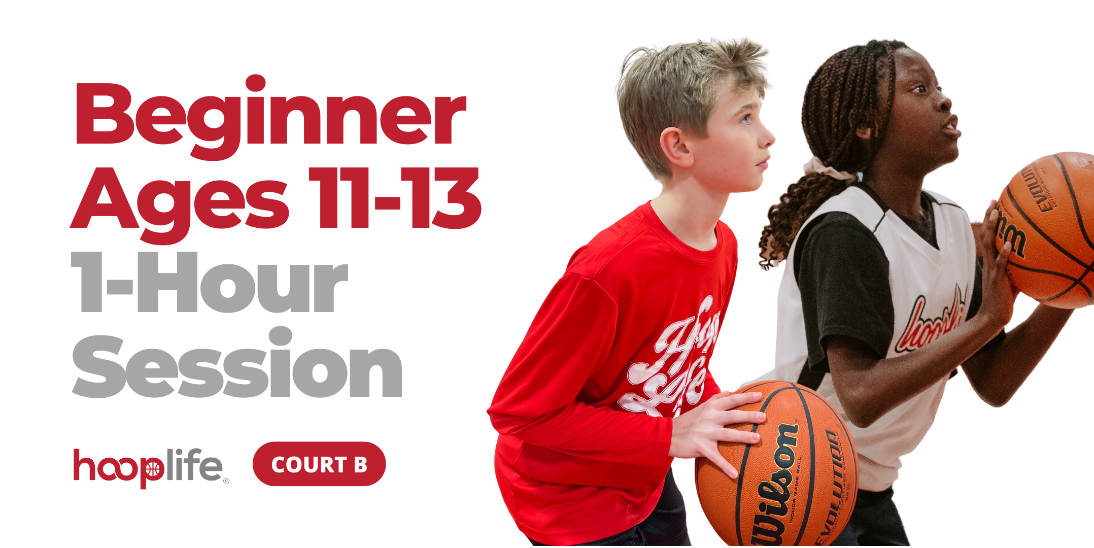 HoopLife · Ages 1113 Beginner Basketball Training Session