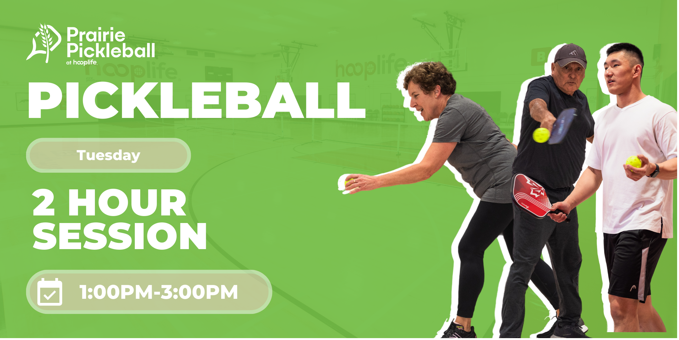 2 Hour Pickleball Session | Tuesday